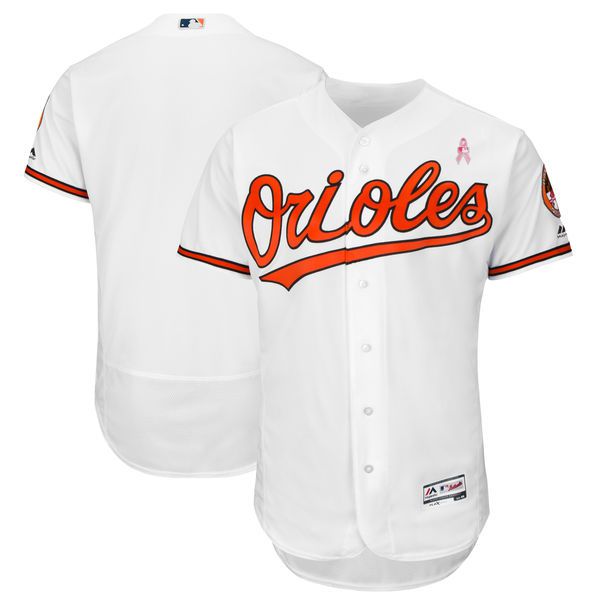 Men Baltimore Orioles Blank White Mothers Edition MLB Jerseys